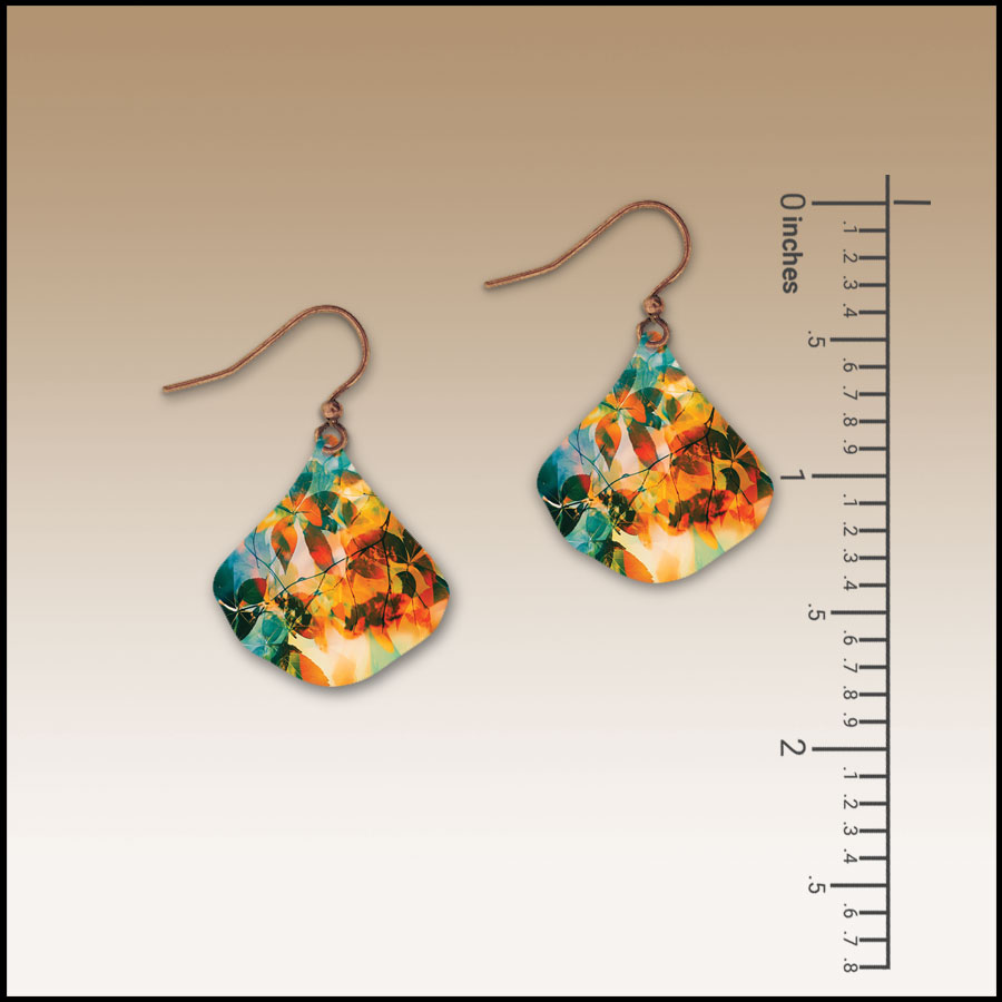 Sienna Canopy Ginkgo Handmade Earrings - Image 2