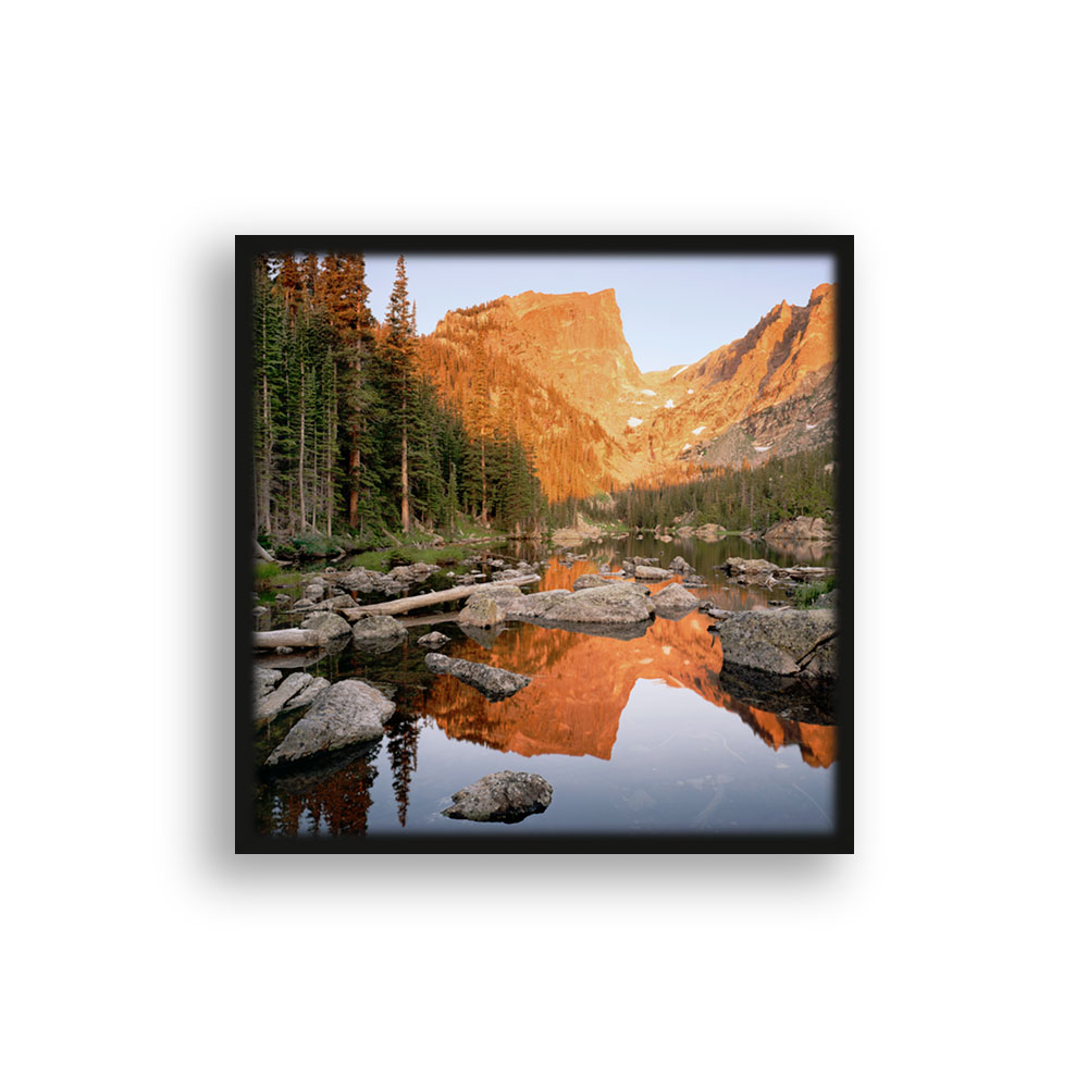 Hallett Peak #1 2x2 Slate Magnet