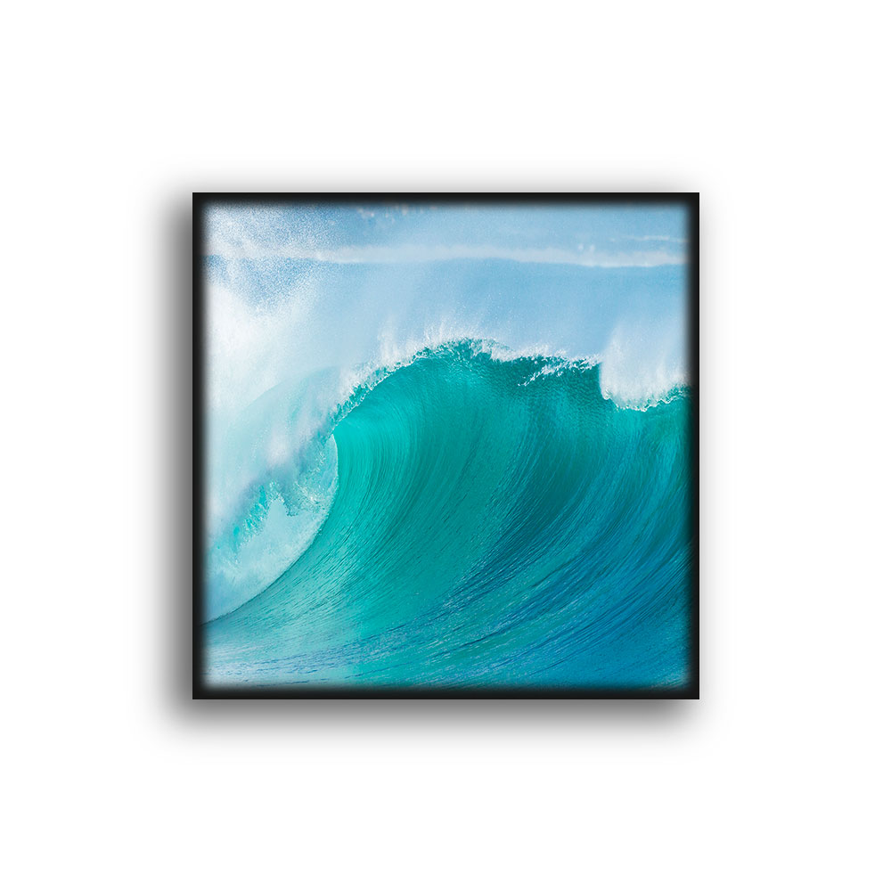 Ocean Wave 2x2 Slate Magnet