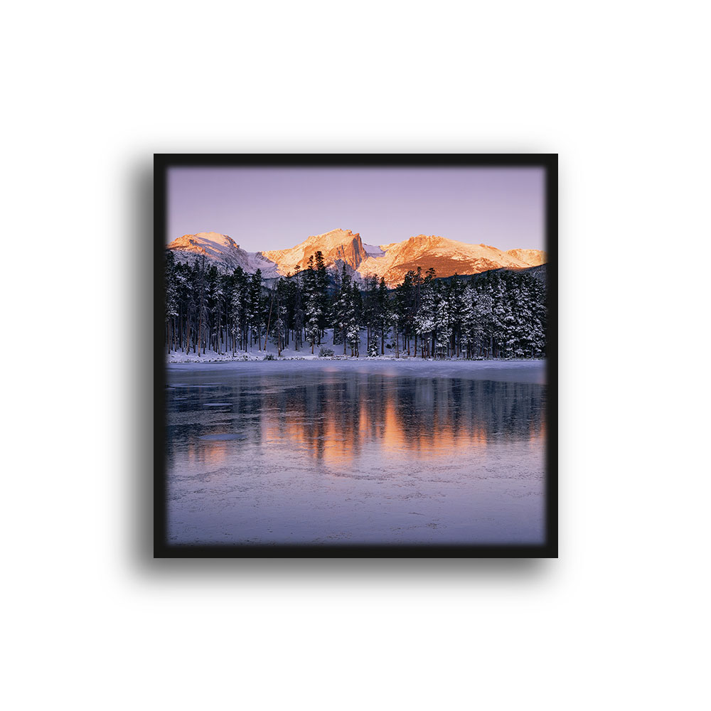 Hallett Peak #2 2x2 Slate Magnet